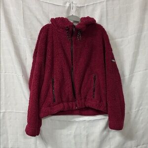 Calvin Klein magenta Sherpa Jacket